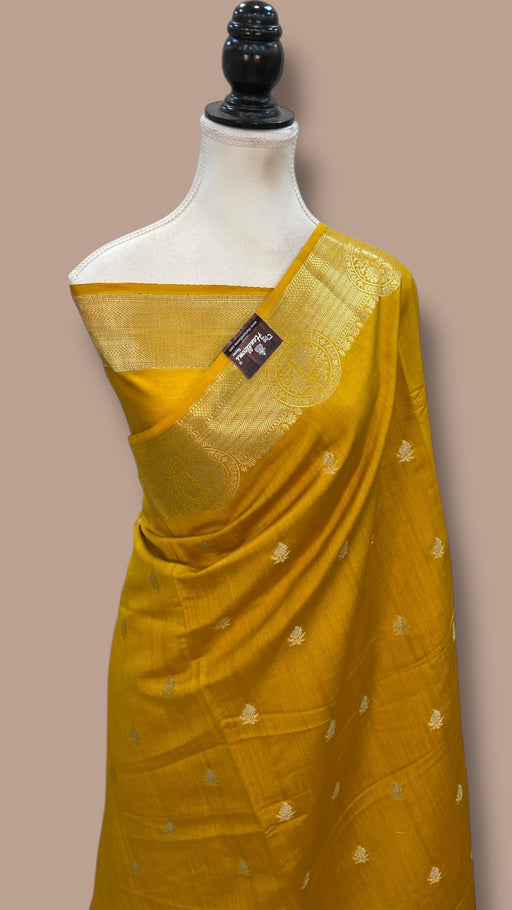 Pure Chiniya Silk Handloom Banarasi Saree - The Handlooms