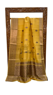 Pure Kora Handloom Banarasi Saree - The Handlooms