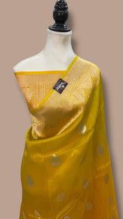 Pure Kora Handloom Banarasi Saree - The Handlooms