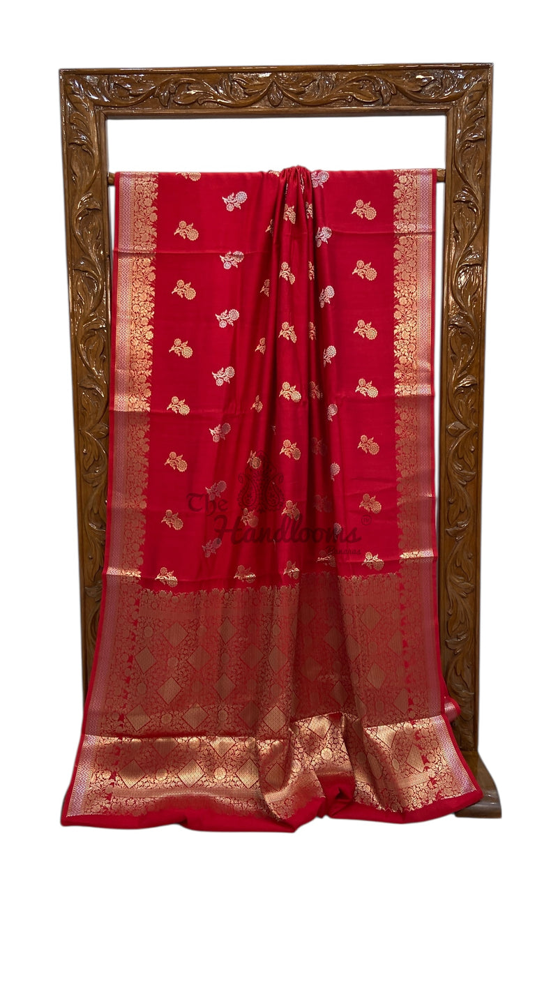 Pure Chiniya Silk Khaddi Handloom Banarasi Saree