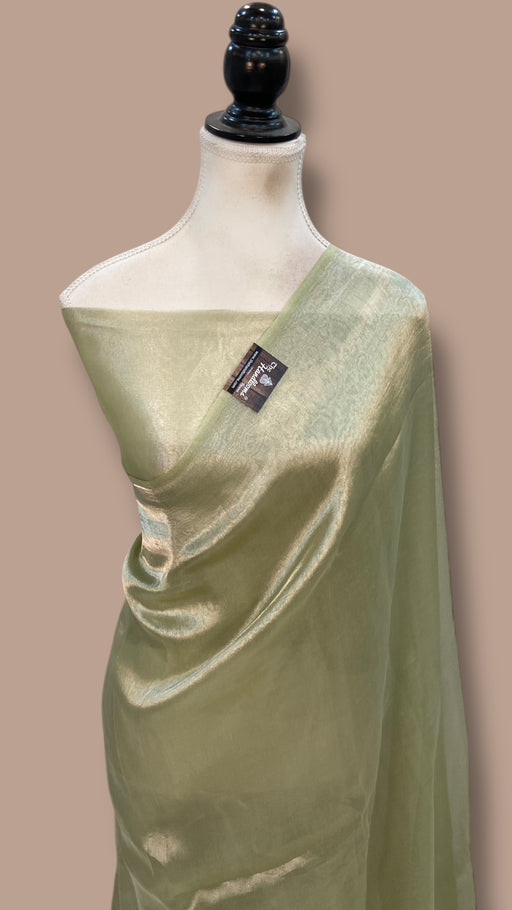 Pure Kora Handloom Banarasi Saree - Plain - The Handlooms