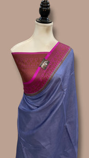Pure Tussar Silk Handloom Banarasi Saree - The Handlooms