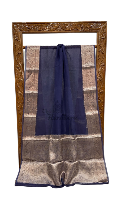 Pure Kora Tissue Handloom Banarasi Saree - The Handlooms