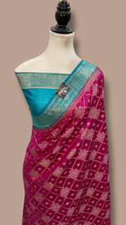Pure Chiniya Silk Handloom Banarasi Saree - The Handlooms