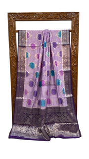 Pure Chiniya Silk Handloom Banarasi Saree - The Handlooms