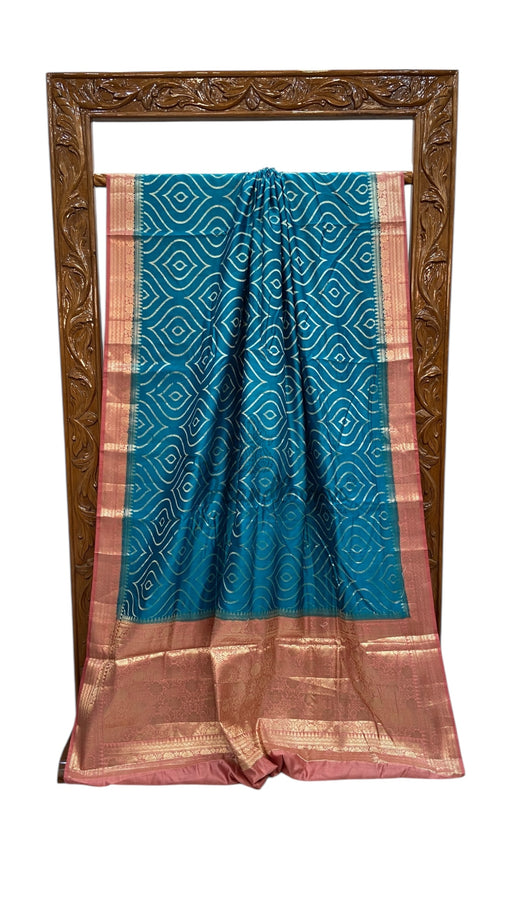 Pure Chiniya Silk Handloom Banarasi Saree - The Handlooms