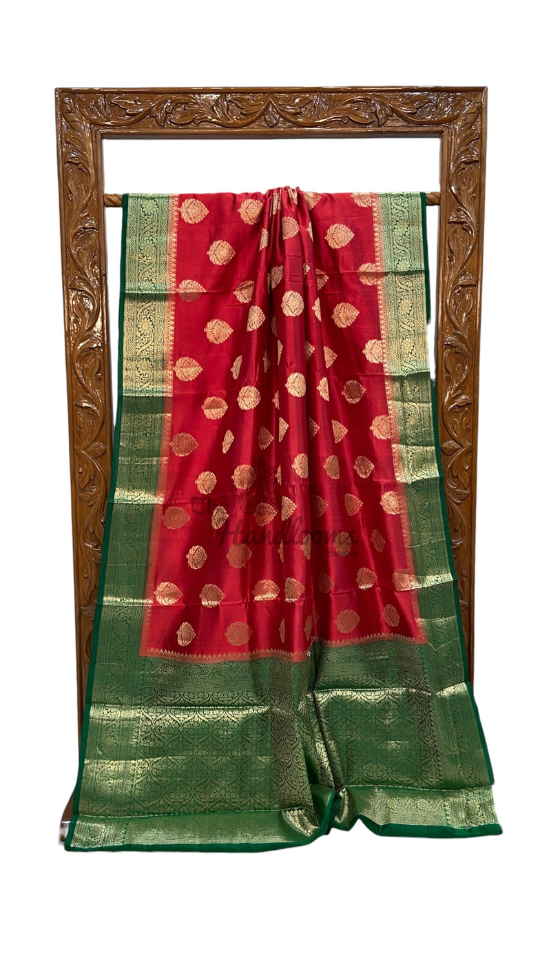 Pure Dupion Silk Banarasi Saree