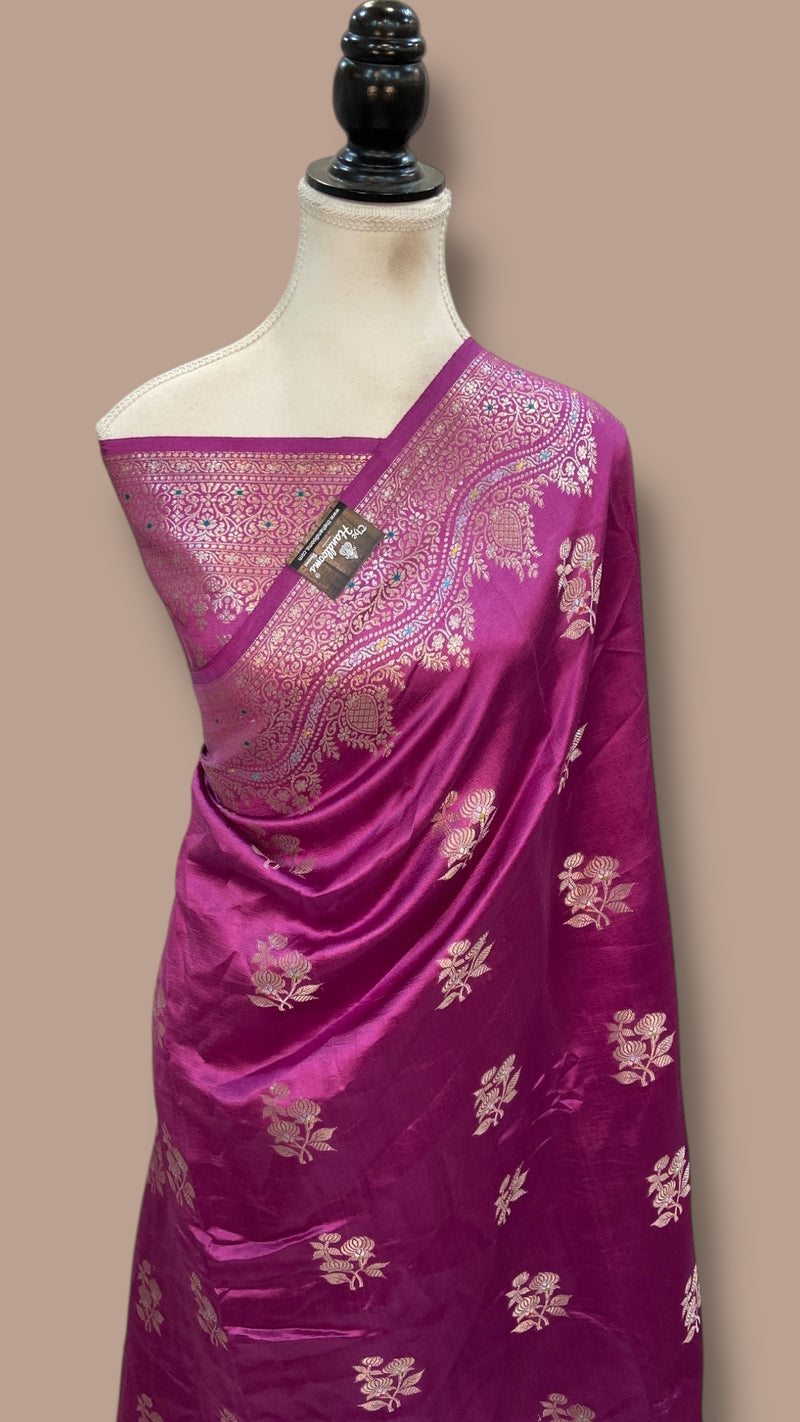 Pure Dupion Silk Banarasi Saree
