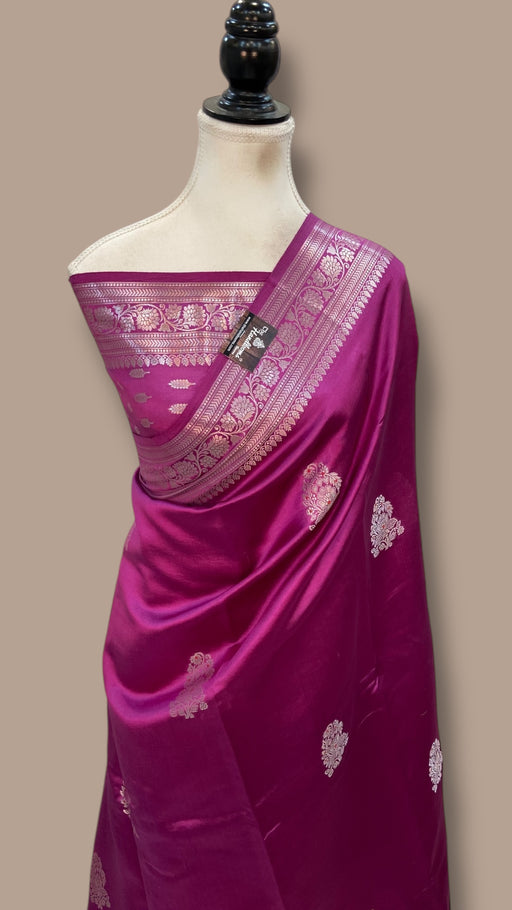 Pure Mango Silk Banarasi Handloom Saree - The Handlooms
