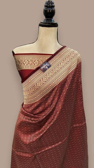 Pure Katan Silk Banarasi Handloom Saree - Tanchui Brocade