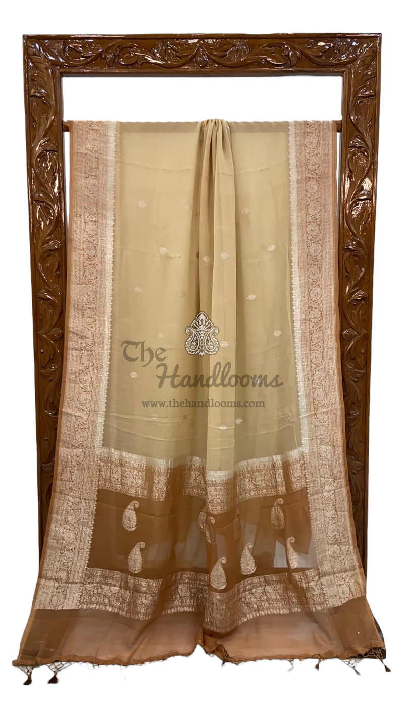 Pure Georgette Banarasi Saree - The Handlooms