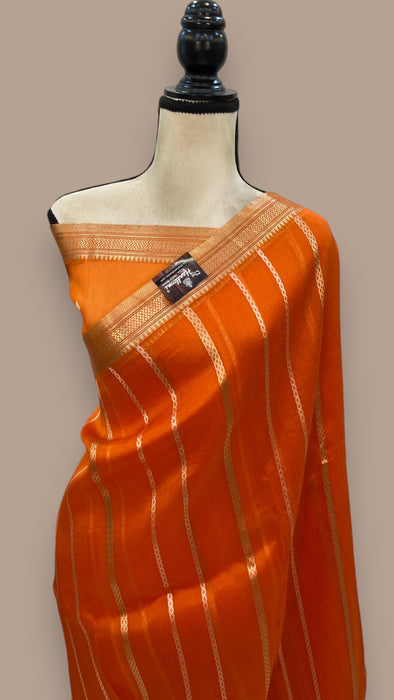 Pure Kora Handloom Banarasi Saree