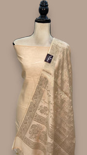 Pure Chiniya Silk Handlooms Banarasi Dress material - The Handlooms