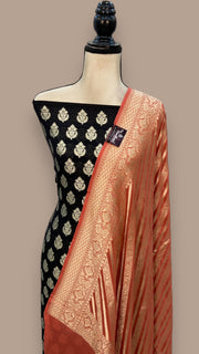 Khaddi Georgette Banarasi Dress material - The Handlooms