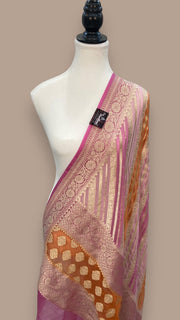 Khaddi Georgette Handloom Banarasi Dupatta - The Handlooms