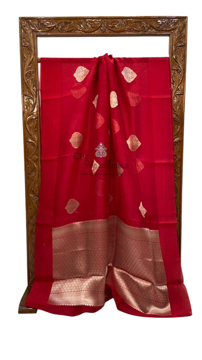 Pure Kora Handloom Banarasi Saree