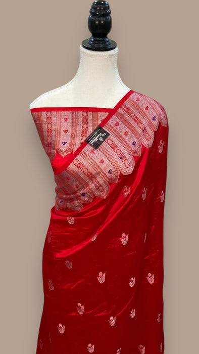 Pure Mango Silk Banarasi Handloom Saree