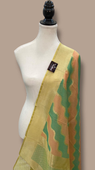 Pure kora Banarasi Handloom Dupatta