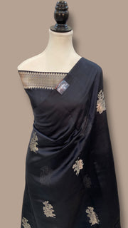 Pure Mango Silk Banarasi Handloom Saree - The Handlooms