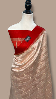 Pure Mango Silk Banarasi Handloom Saree - The Handlooms