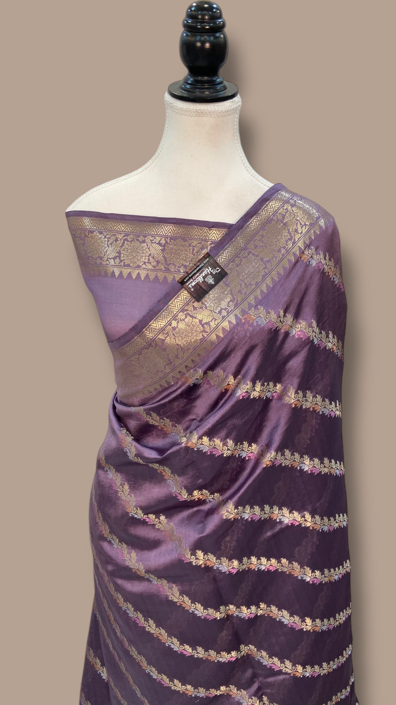 Pure Mango Silk Handloom Banarasi Saree - The Handlooms