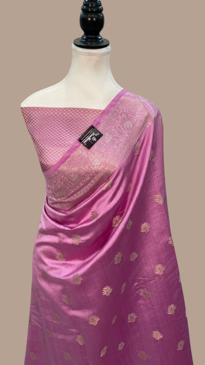 Pure Chiniya Silk Handloom Banarasi Saree - The Handlooms