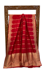 Pure Katan Silk Banarasi Handloom Saree - All over Kadua work - The Handlooms