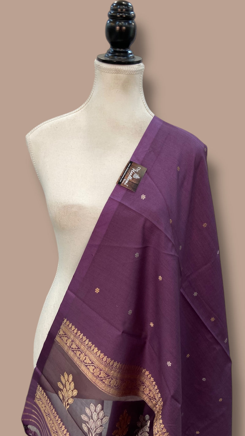 Pure Silk Banarasi Handloom Dupatta - The Handlooms