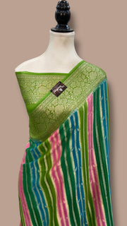 Pure Chiffon Khaddi Banarasi Saree - The Handlooms