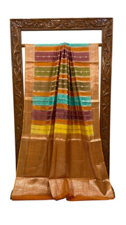 Pure Chiniya Silk Handloom Banarasi Saree - The Handlooms
