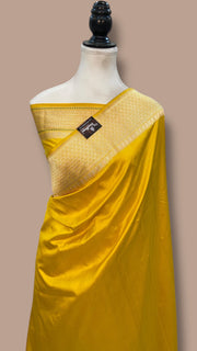 Pure Katan Silk Banarasi Handloom Saree - All over Kadua work - The Handlooms
