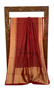 Italian Moonga Silk Handloom Banarasi Saree - The Handlooms