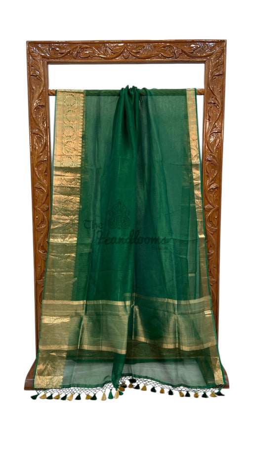 Pure Kora Tissue Handloom Banarasi Saree - The Handlooms