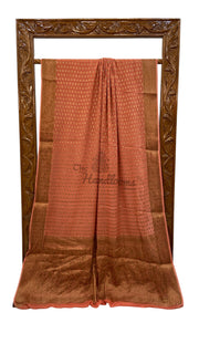 Pure Chiffon Khaddi Banarasi Saree - The Handlooms