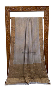 Pure Chiffon Khaddi Banarasi Saree - The Handlooms