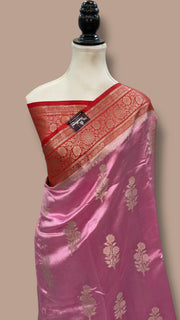 Pure Mango Silk Banarasi Handloom Saree - The Handlooms