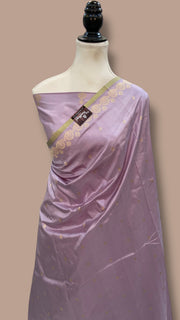 Pure Katan Silk Banarasi Handloom Saree - All Over Kadua Motifs - The Handlooms