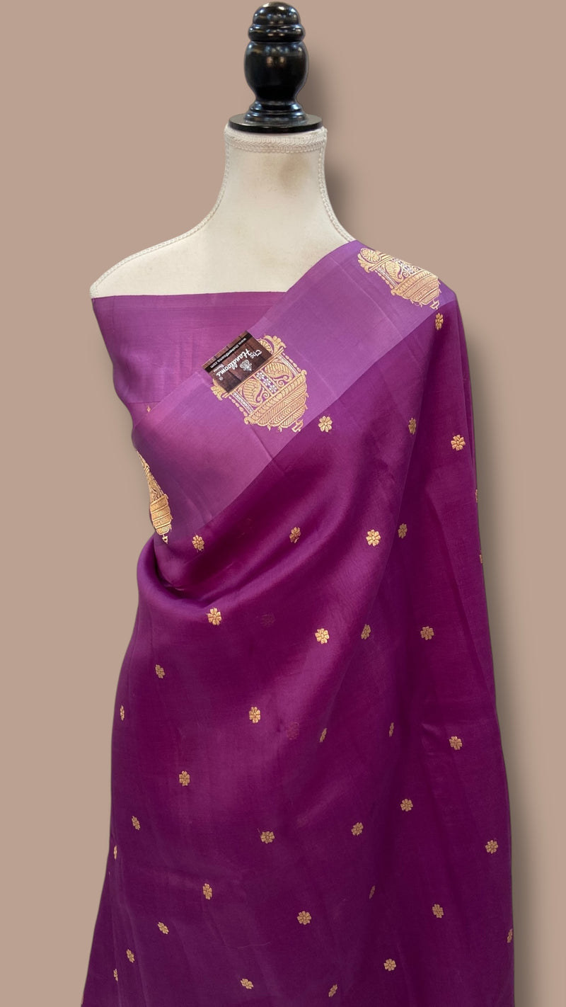 Pure Kora Handloom Banarasi Saree - The Handlooms