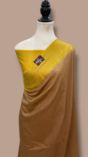 Moonga Georgette Handloom Banarasi Saree - The Handlooms