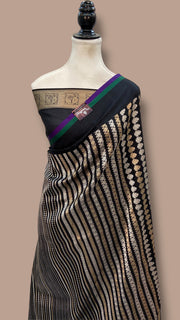 Nita Ambani Pure Katan Silk Banarasi Handloom Saree - All over Jaal work - With Meenakari - The Handlooms