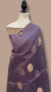 Pure Kora Handloom Banarasi Saree - The Handlooms