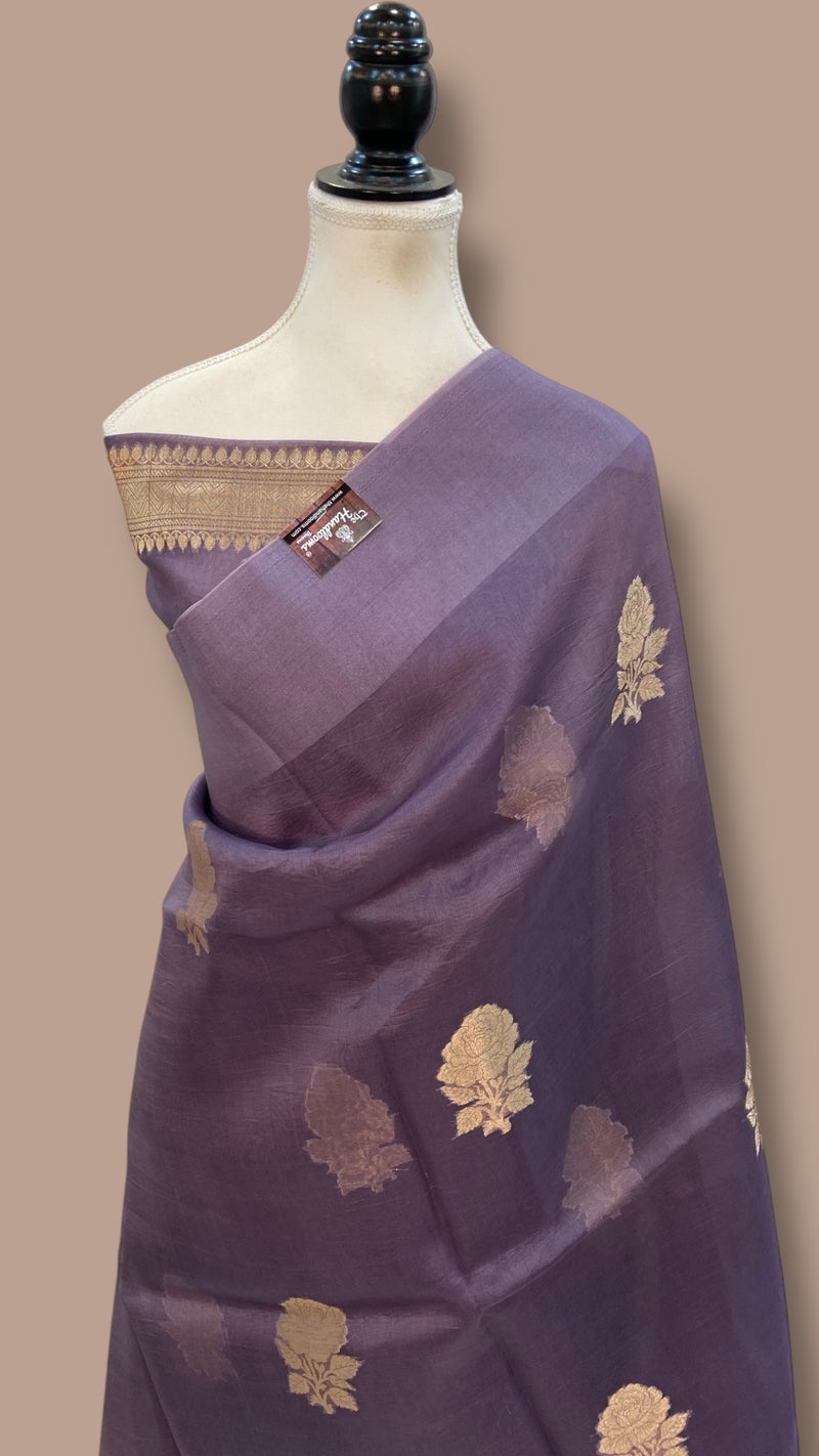 Pure Kora Handloom Banarasi Saree - The Handlooms