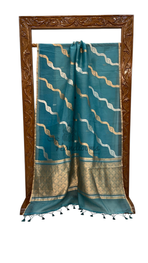 Pure Kora Handloom Banarasi Saree - The Handlooms