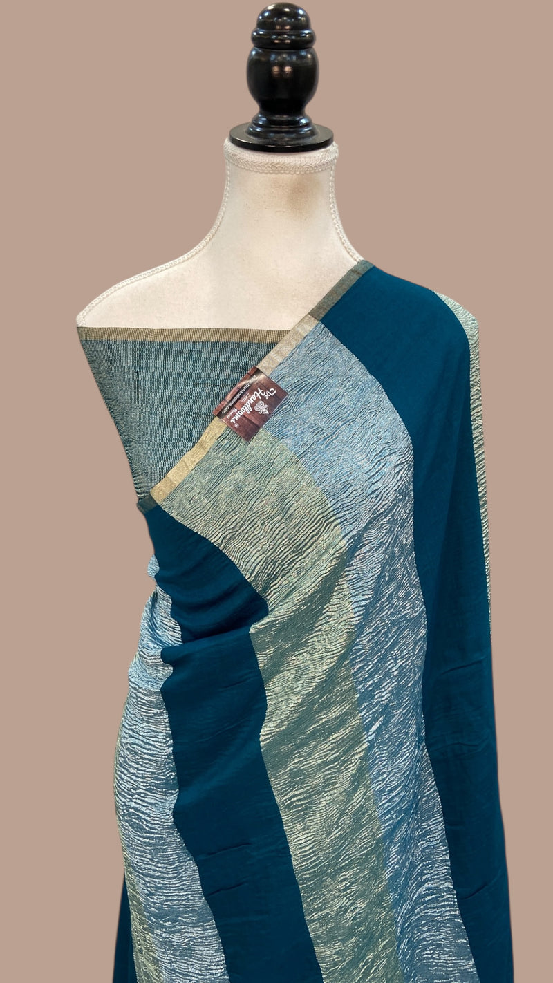 Moonga Silk Handloom Banarasi Saree - The Handlooms