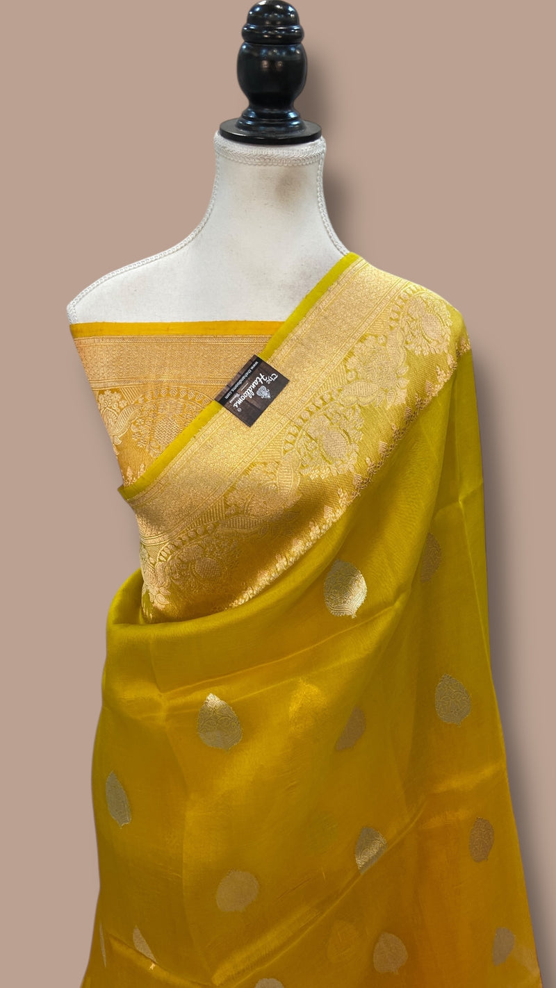 Pure Kora Handloom Banarasi Saree - The Handlooms