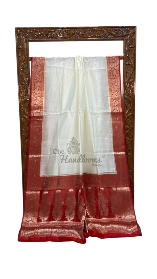 Pure Mango Silk Banarasi Handloom Saree - The Handlooms
