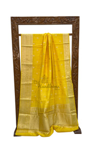 Moonga Georgette Handloom Banarasi Saree - The Handlooms