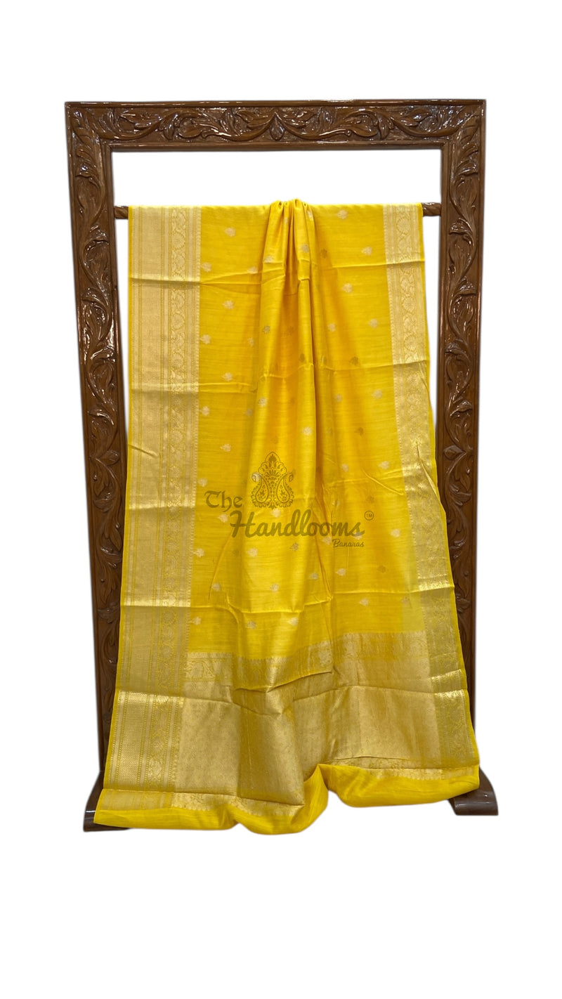 Moonga Georgette Handloom Banarasi Saree - The Handlooms