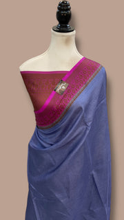 Pure Tussar Silk Handloom Banarasi Saree - The Handlooms