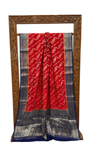 Pure Chiniya Silk Handloom Banarasi Saree - The Handlooms